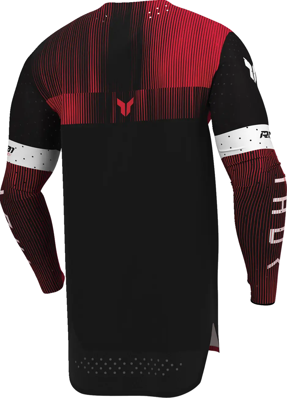 Thor Jersey Sportmode Vanish Schwarz, Rot, Weiß