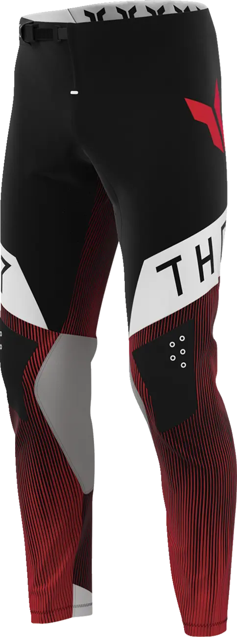 Thor Hose Sportmode Vanish Schwarz, Rot, Weiß