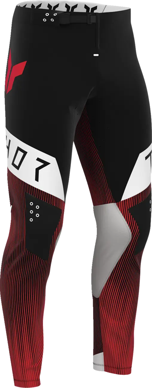 Thor Hose Sportmode Vanish Schwarz, Rot, Weiß