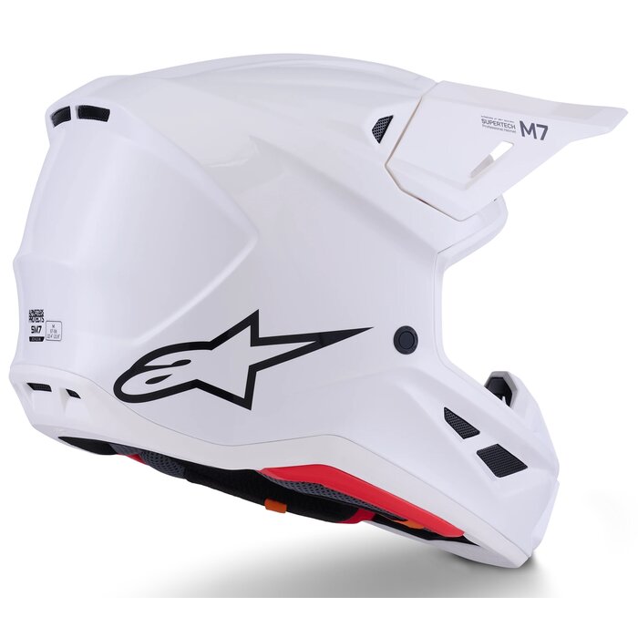 Alpinestars Supertech SM7 Motocross Helm Solid ECE06 weiß
