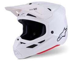 Alpinestars Supertech SM7 Motocross Helm Solid ECE06 weiß
