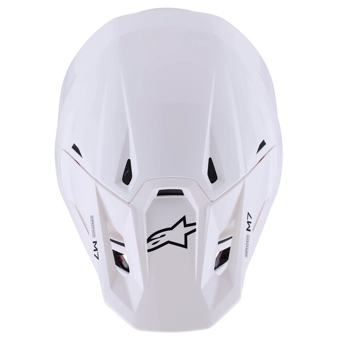 Alpinestars Supertech SM7 Motocross Helm Solid ECE06 weiß