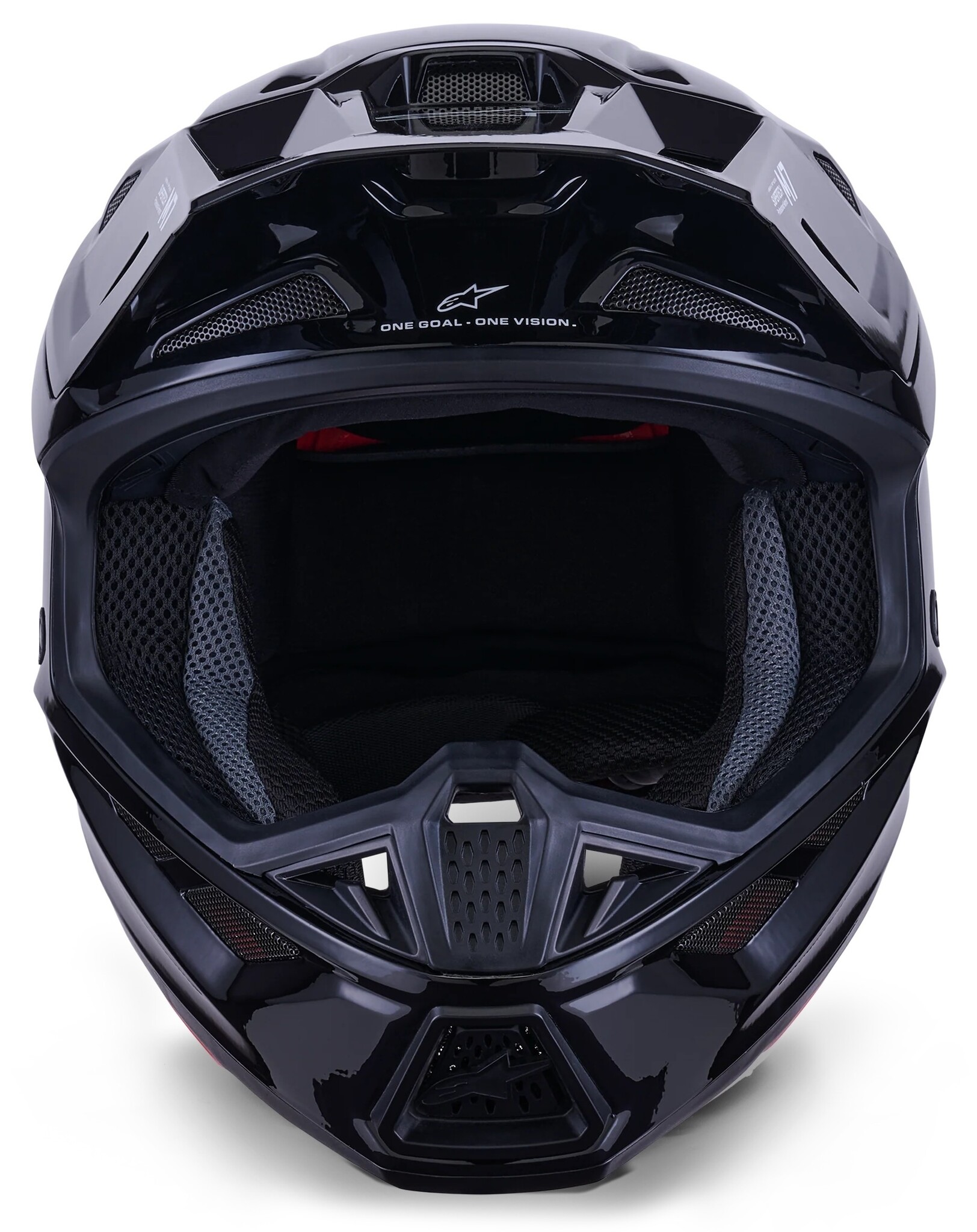 Alpinestars Supertech SM7 Motocross Helm Solid ECE06 schwarz glänzend