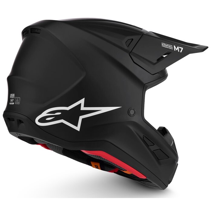 Alpinestars Supertech SM7 Motocross Helm Solid ECE06 schwarz matt