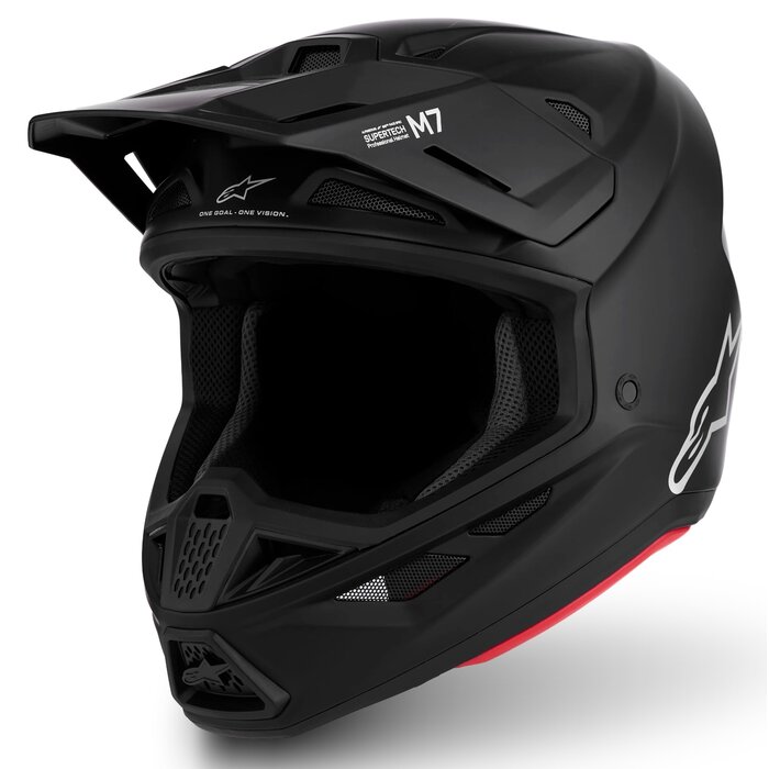 Alpinestars Supertech SM7 Motocross Helm Solid ECE06 schwarz matt