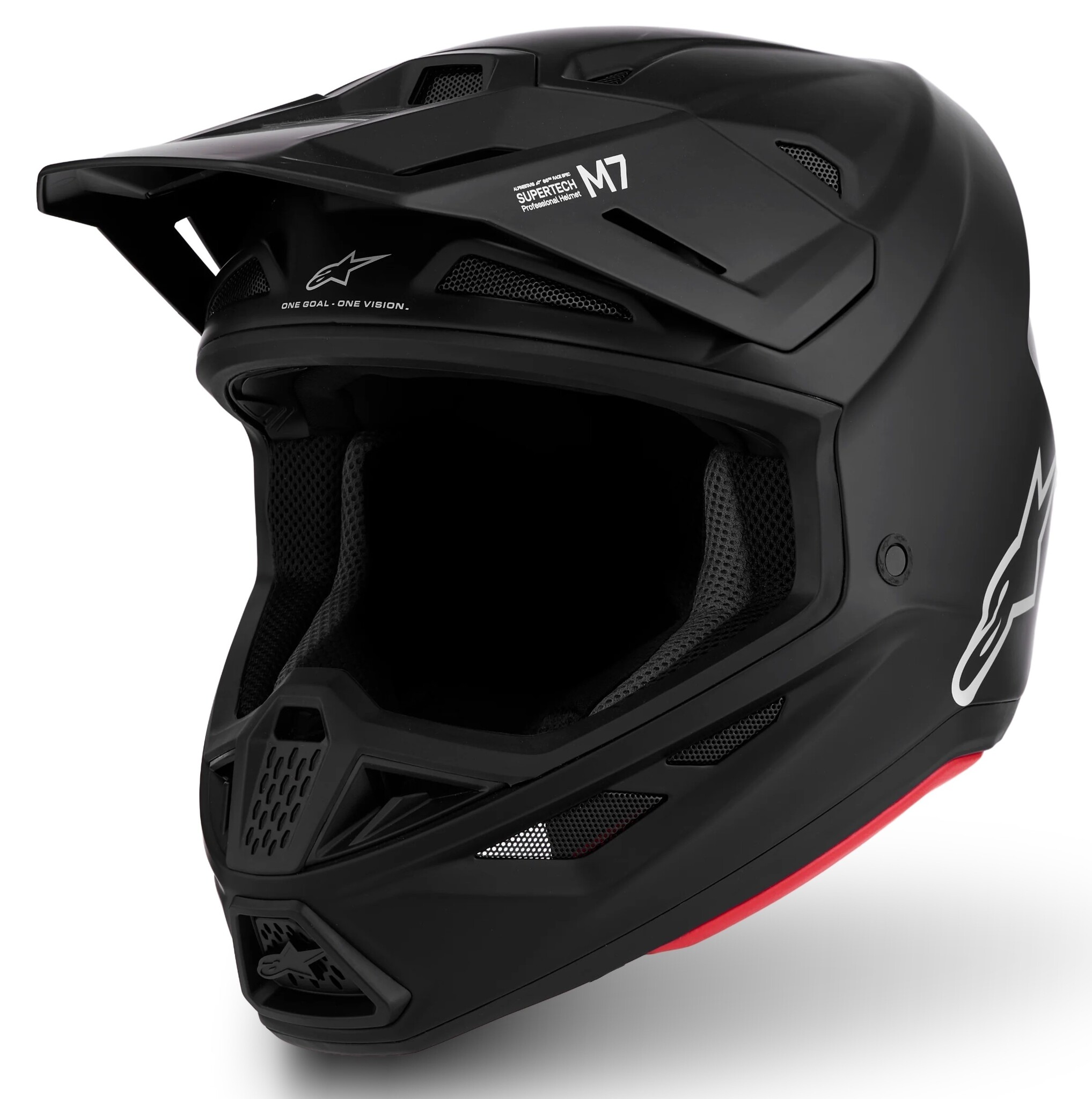 Alpinestars Supertech SM7 Motocross Helm Solid ECE06 schwarz matt