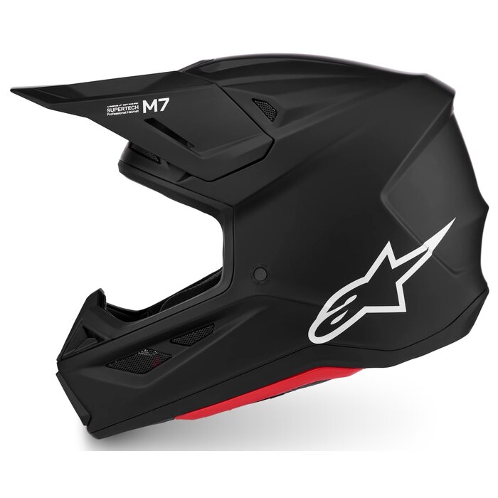 Alpinestars Supertech SM7 Motocross Helm Solid ECE06 schwarz matt