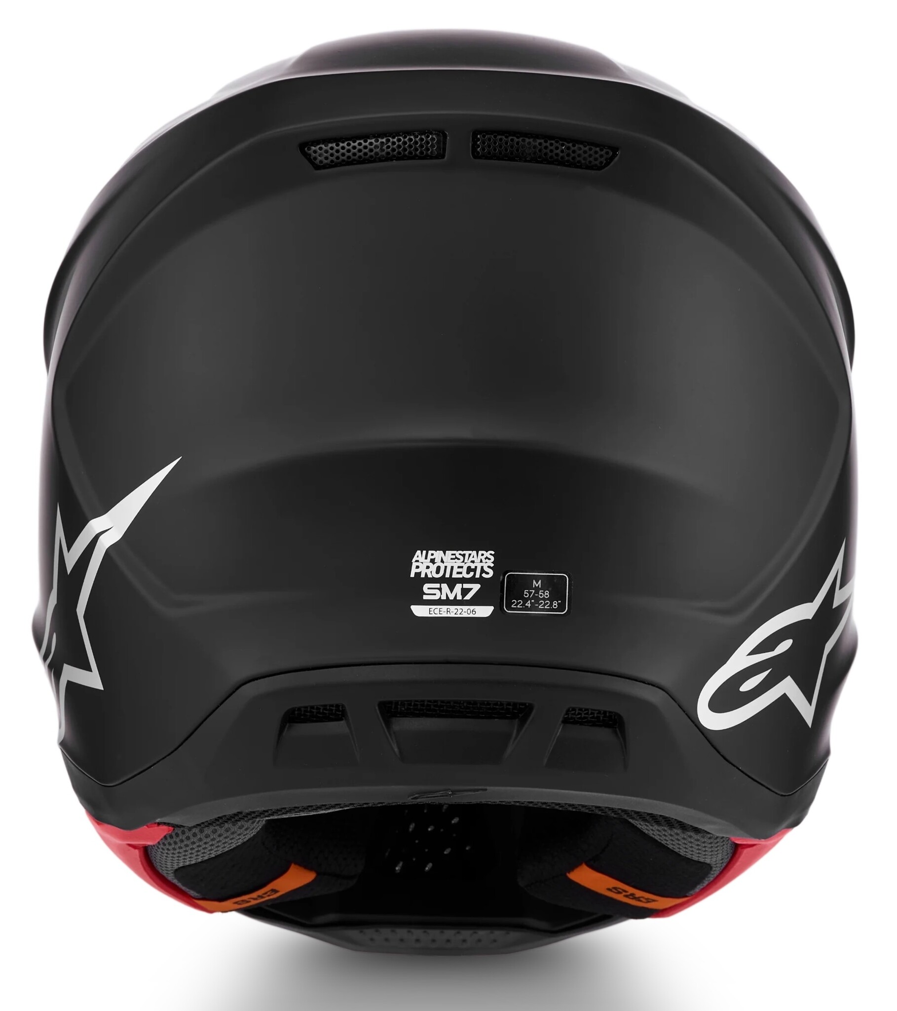 Alpinestars Supertech SM7 Motocross Helm Solid ECE06 schwarz matt