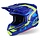 Supertech M7 Motocross Helm Deed ECE06 blau gelb