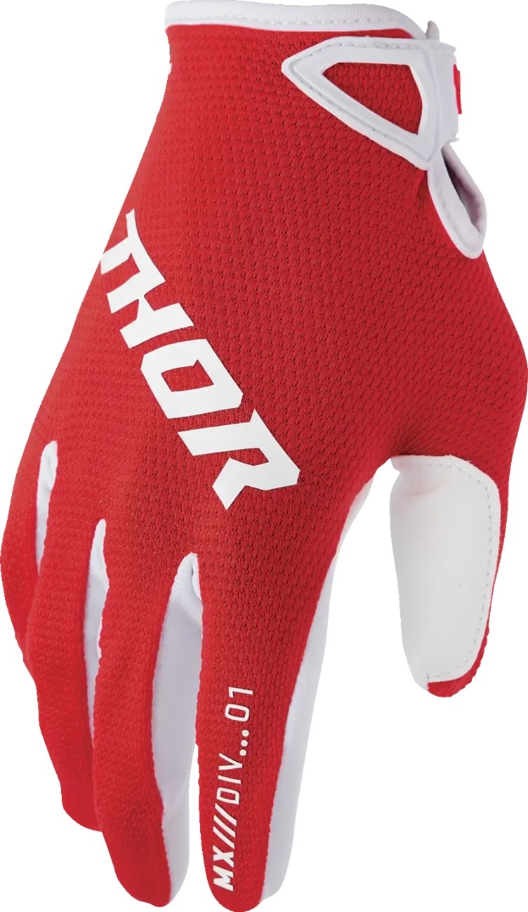 Thor Handschuhe Ridemode Static rot weiss