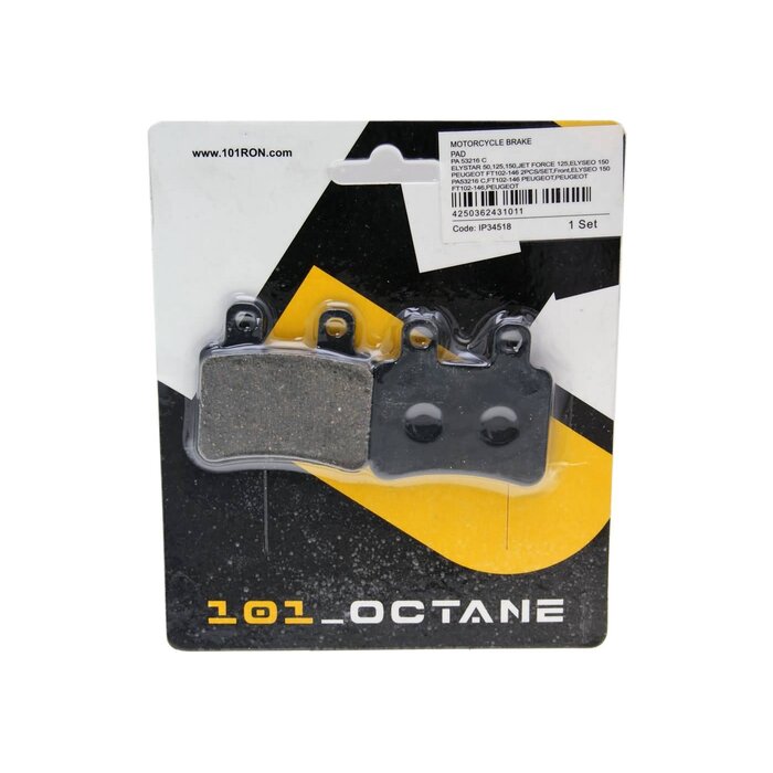 101_Octane Bremsbelege vorne Beta 50 Standard für1 Kolben Bremsanlage