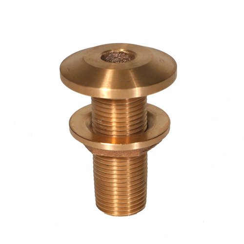 Thru hull with nut 3/4" bronze