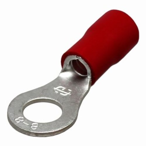 Ring loop cable terminal red 3.2 x M3