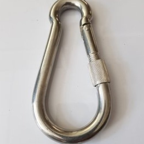 Carabiner screw lock 12 x140 mm.