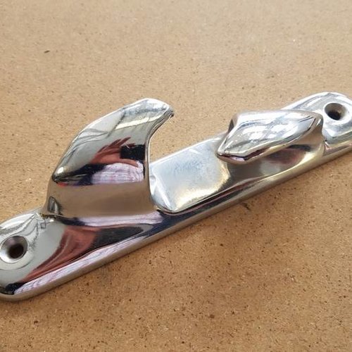 Bow cleat 200 chromed