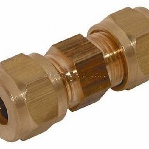 Brass straight reducing compression 12mm x 12mm L-12