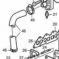 Volvo Penta Warmtewisselaar slang 3580821 Volvo Penta