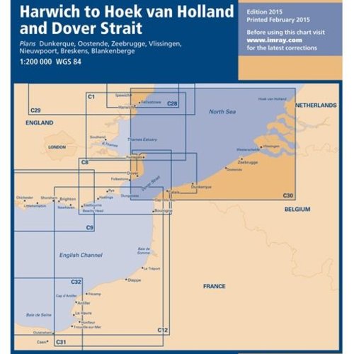 Imray C30 Imray chart, fecha de edición 2005, impreso 2006