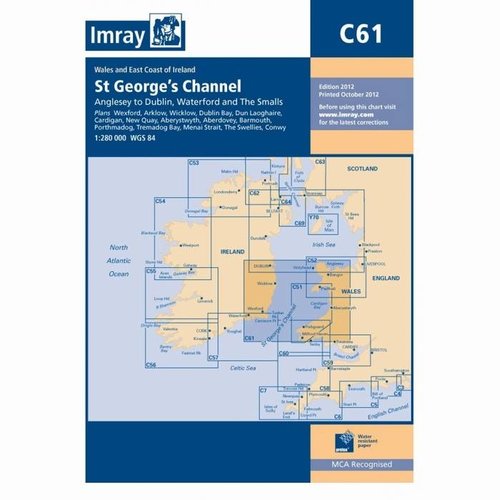 Imray C61 Imray chart, fecha de edición 2004 impreso 2004