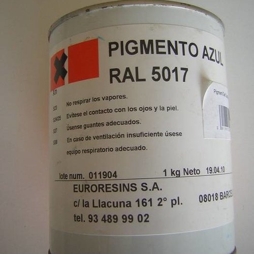 Euroresins Pasta de pigmento Azul RAL 5017 de Euroresins 900030542  ca. 0,75KG