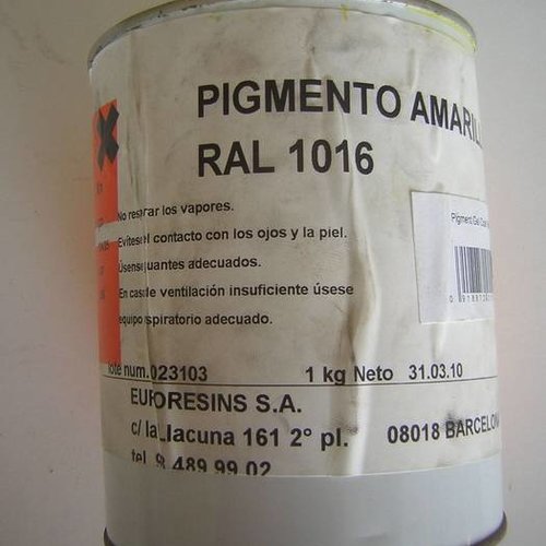 Euroresins Pasta de pigmento Amarillo de  Euroresins RAL1016  ca. 0,75KG