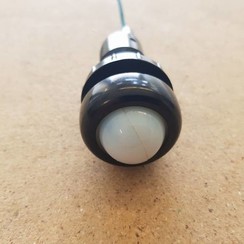 Indicator light 24V 5W WHITE. (Torn glass!)