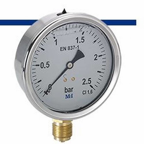 MEI MEI glycerine pressure gauge 0-2,5 bar.