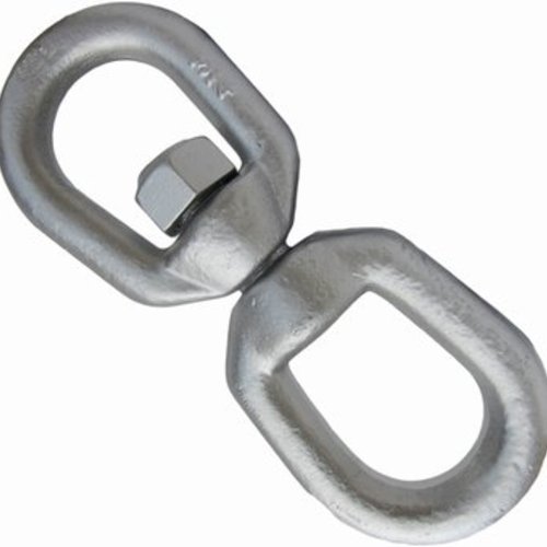 Swivel oog-oog gegalvaniseerd 3/8” – 10mm.