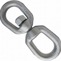 Giratorio galvanizado anillo-anillo 12mm.