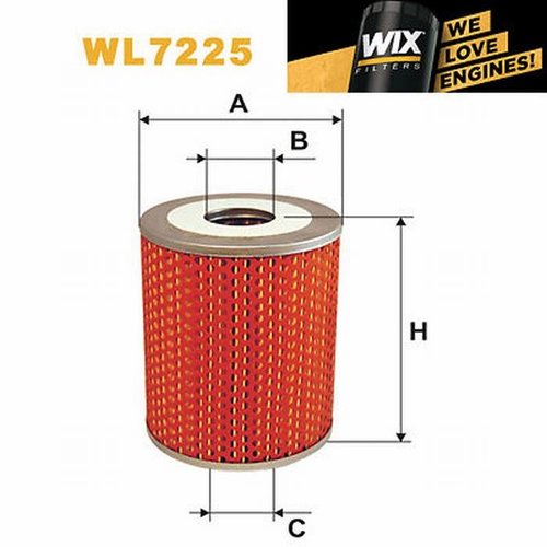 Wix 7225 Filtro de aceite WIX.