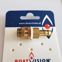 Snelkoppeling met slangpilaar 8mm