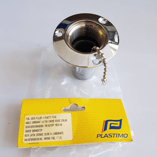 Plastimo Deck filling port chrome 38mm