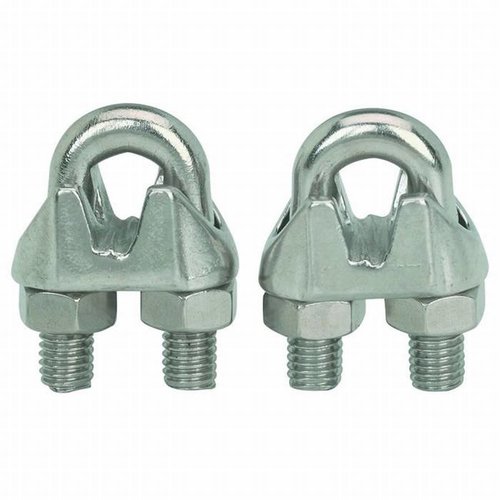 Wire cable clip 6 mm Inox A4