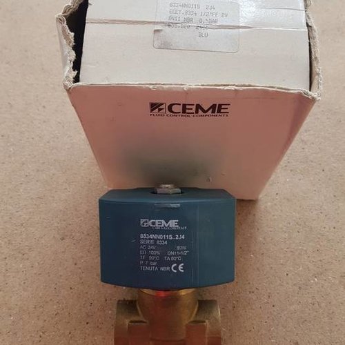 CEME Solenoid valve 1/2" x 1/2" max 7 bar 24V-80W CEME