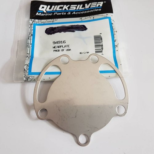 Mercury - Mercruiser 94916 Mercury Quicksilver Placa de delgaste
