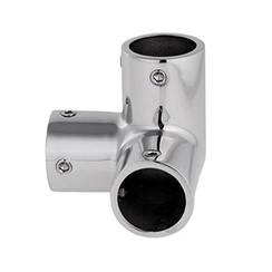 3-Way corner TEE Inox handrail fitting 25mm