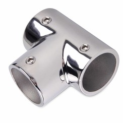 T handrail fitting Inox 25mm