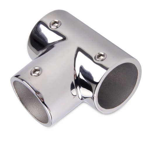 RC-Inox TEE handrail fitting Inox 25mm