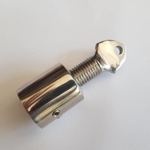 RC-Inox End cap with swivel Inox 25mm