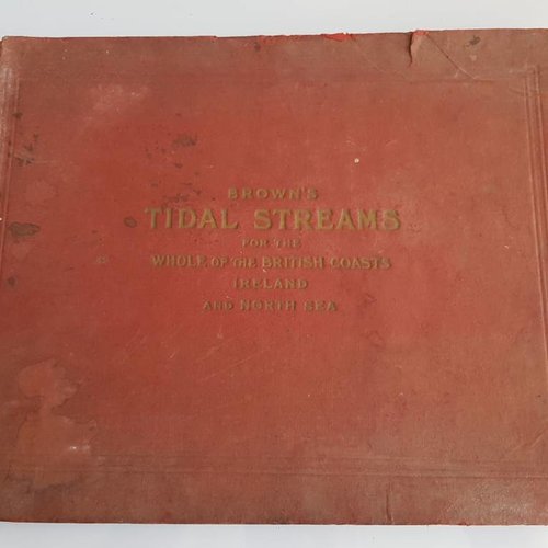 Brown Brown´s Corrientes de marea costas británico-irlandesas y Mar del Norte 1947