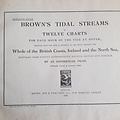 Brown Brown´s Corrientes de marea costas británico-irlandesas y Mar del Norte 1947