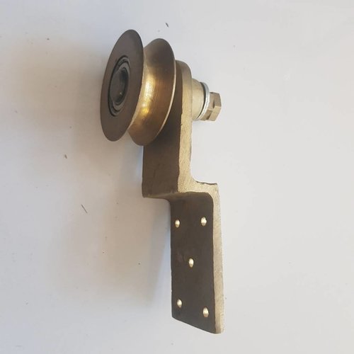 RC-BR Cable pulley bracket with bearing. Full brass 10 x 65mm. L=170mm