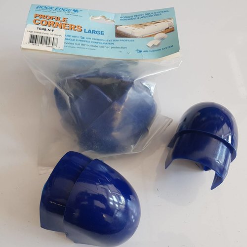 Dock Edge Dock Edge Corner profiel Large PVC blauw (2 pak) 1048-N-F