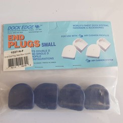 Dock Edge  End plugs Small PVC Blue (4 pack) 1027-N-F