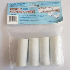 Conector Pequeña PVC Blanco (4 piezas) 1029-F