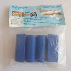 Conector Pequeña PVC Azul (4 piezas) 1029-N-F
