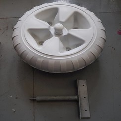 Lasco Dockrad mit gerader Halterung Durchmesser 24" (60 cm)