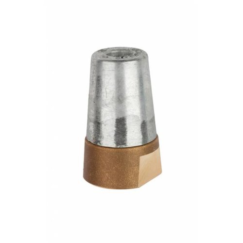 ZMS-M16 Zinc shaft anode L= 35mm with bronze nut M16-1,5