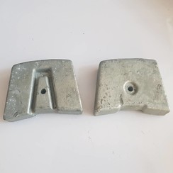 Zinc anode sterndrive