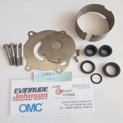 OMC Evinrude Johnson 0389164 OMC Water Pump Kit - Dual Tube Housing